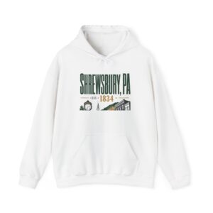 Shrewsbury PA Hoodie – Vintage Main Street (Est. 1834)