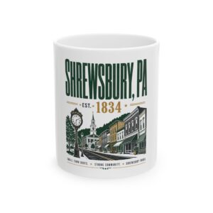Shrewsbury PA Coffee Mug – Born & Raised