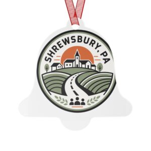 Shrewsbury PA Christmas Ornament – Hometown Badge