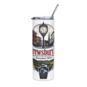 Shrewsbury Born & Raised Tumbler – Retro