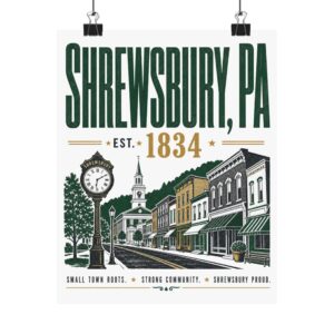 Shrewsbury PA Art Print – Town Seal