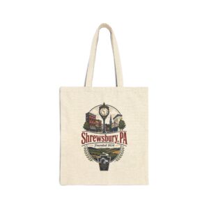Shrewsbury Born & Raised Tote Bag – Retro