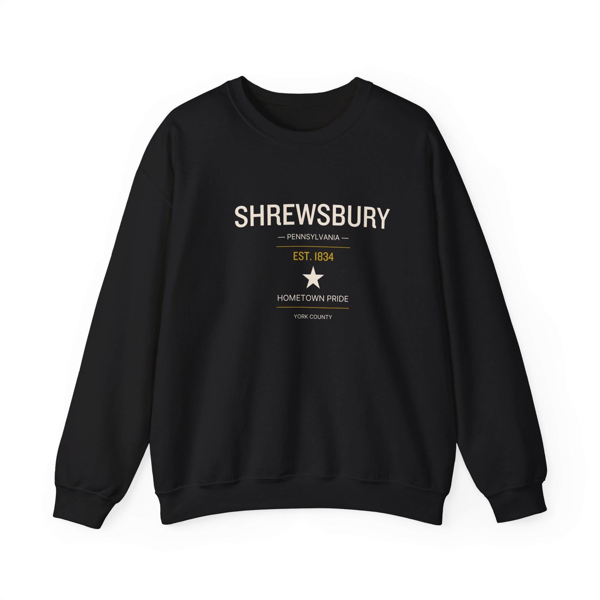 Shrewsbury PA Sweatshirt – Classic Star (Est. 1834) - Image 3