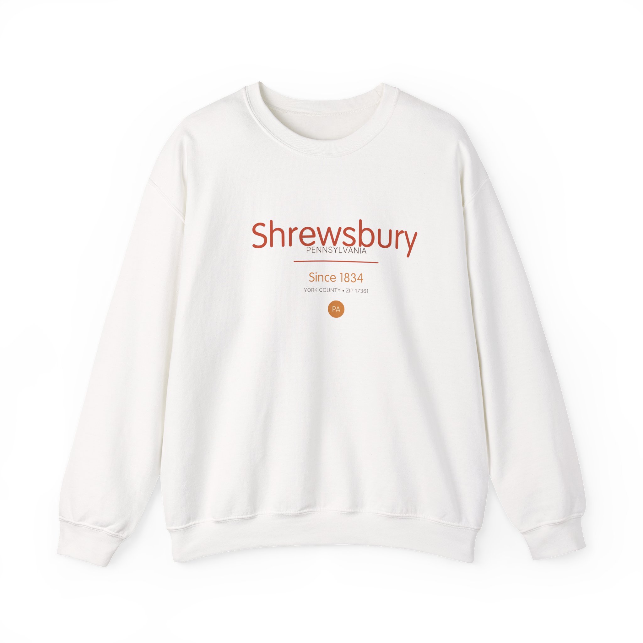 Shrewsbury PA Sweatshirt – Script Since 1834