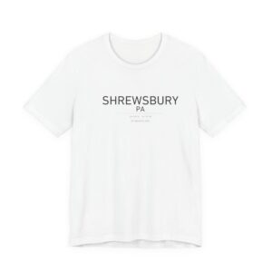 Shrewsbury PA T-Shirt – Coordinates (Est. 1834)
