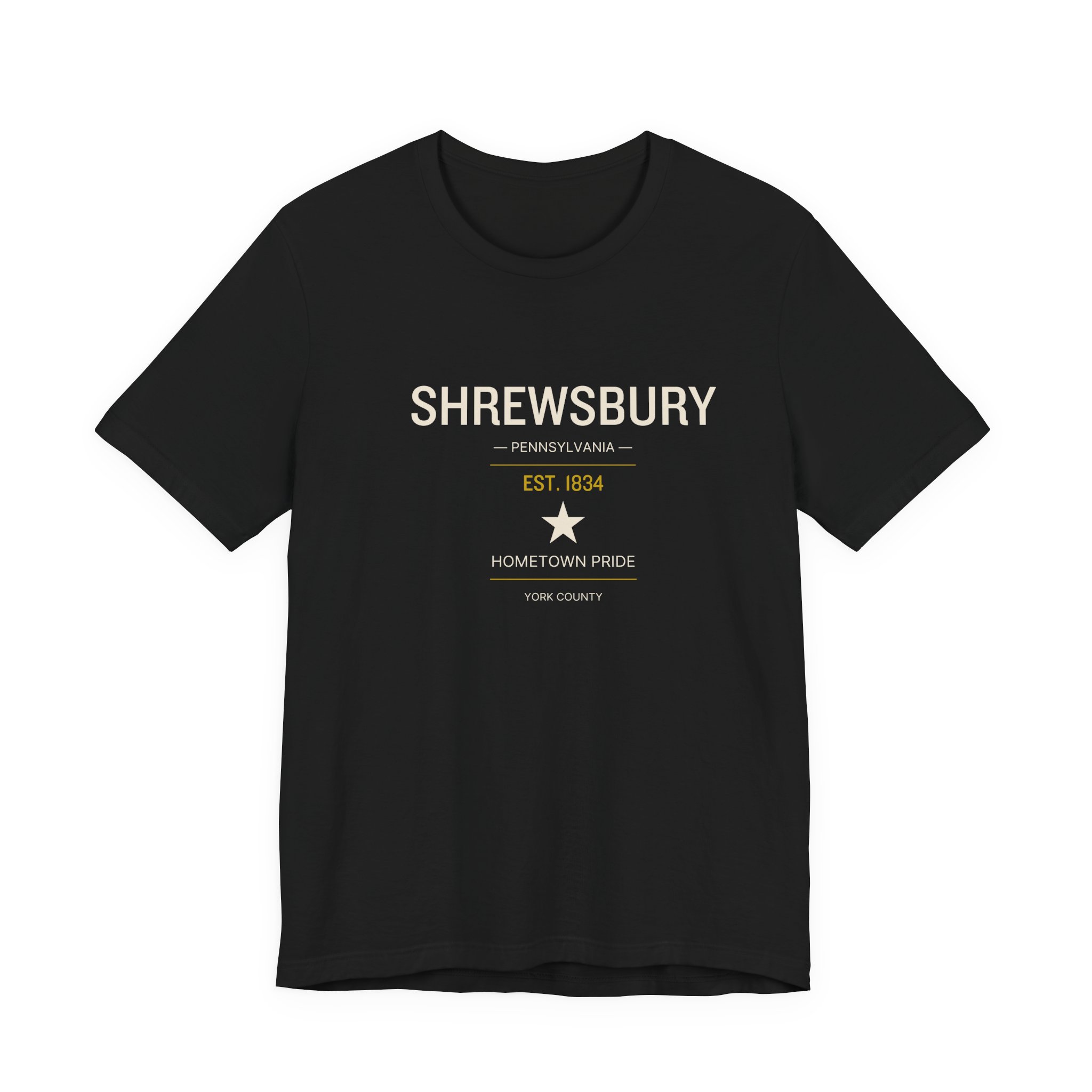 Shrewsbury PA T-Shirt – Classic Star (Est. 1834) - Image 3