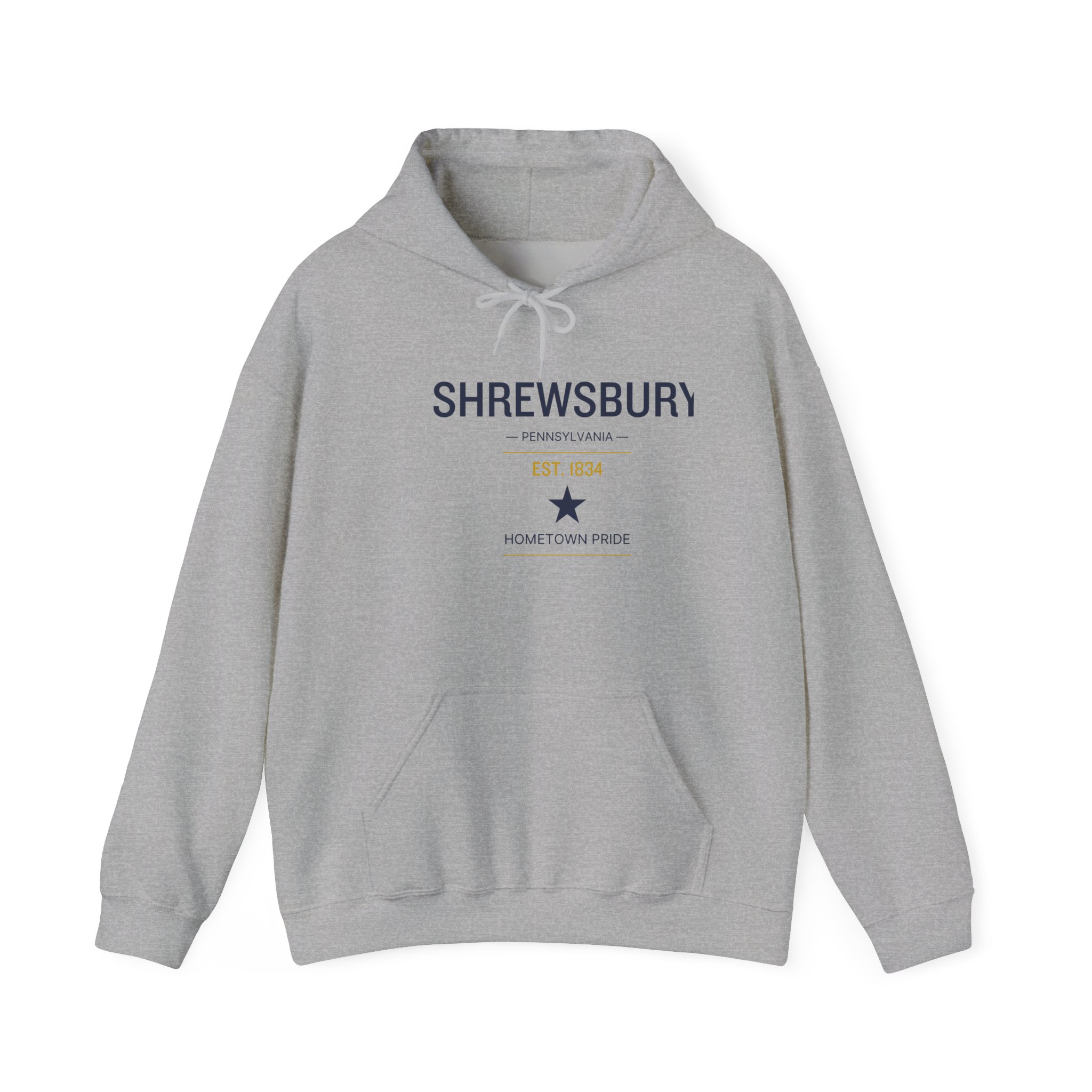 Shrewsbury PA Hoodie – Classic Star (Est. 1834) - Image 2