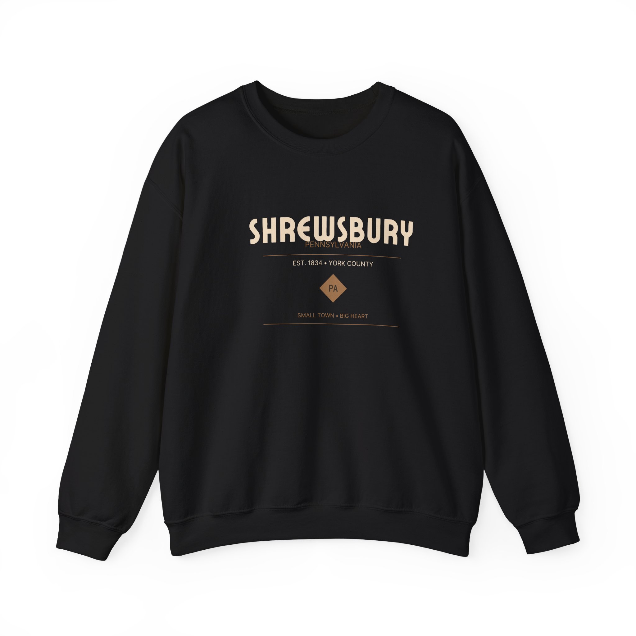 Shrewsbury PA Sweatshirt – Deco Diamond (Est. 1834) - Image 3
