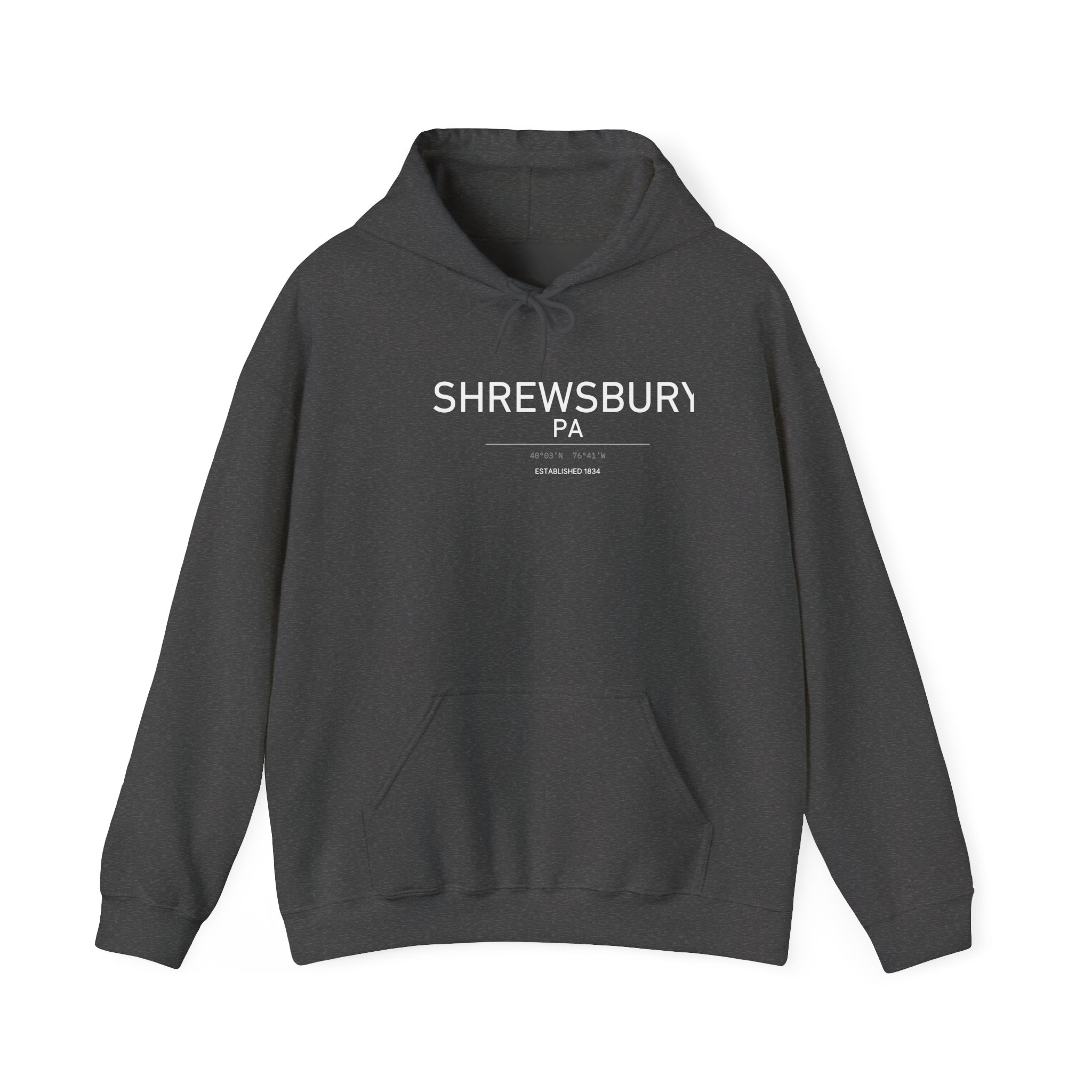 Shrewsbury PA Hoodie – Coordinates (Est. 1834) - Image 4