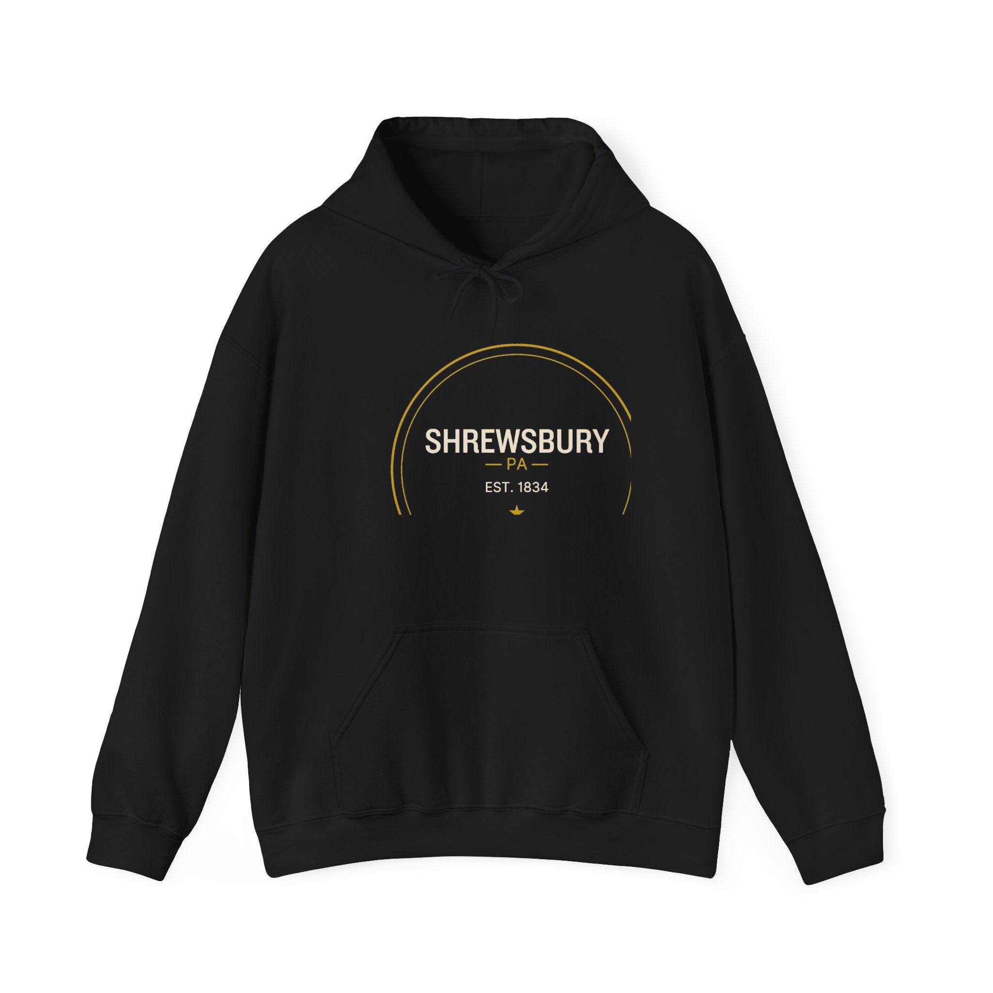 Shrewsbury PA Hoodie – Navy Seal (Est. 1834) - Image 3