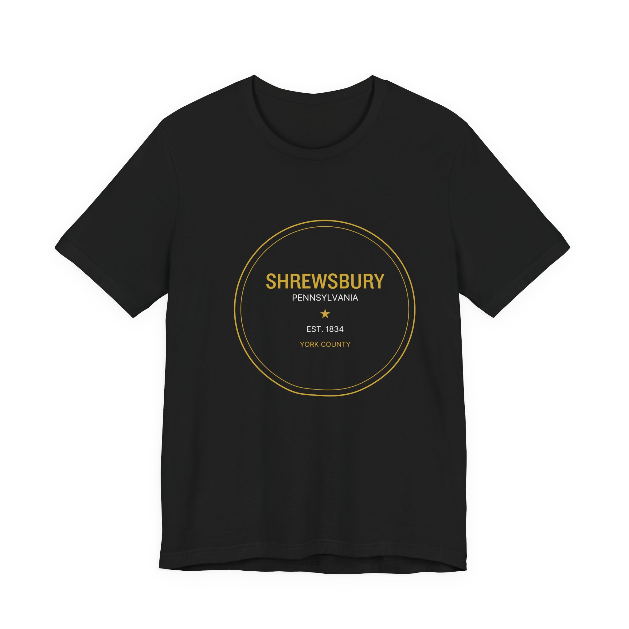 Shrewsbury PA T-Shirt – Green Seal (Est. 1834) - Image 3