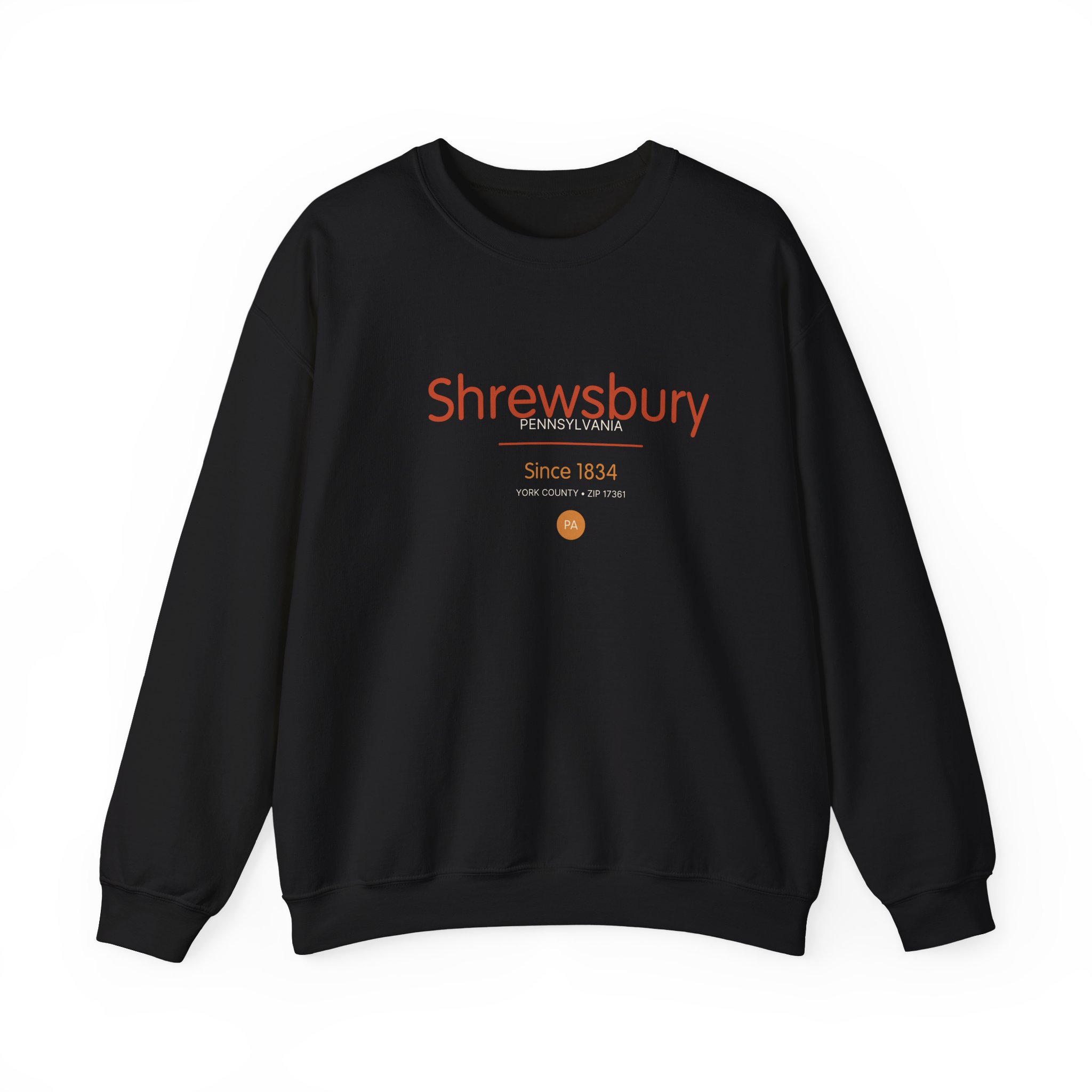 Shrewsbury PA Sweatshirt – Script Since 1834 - Image 5