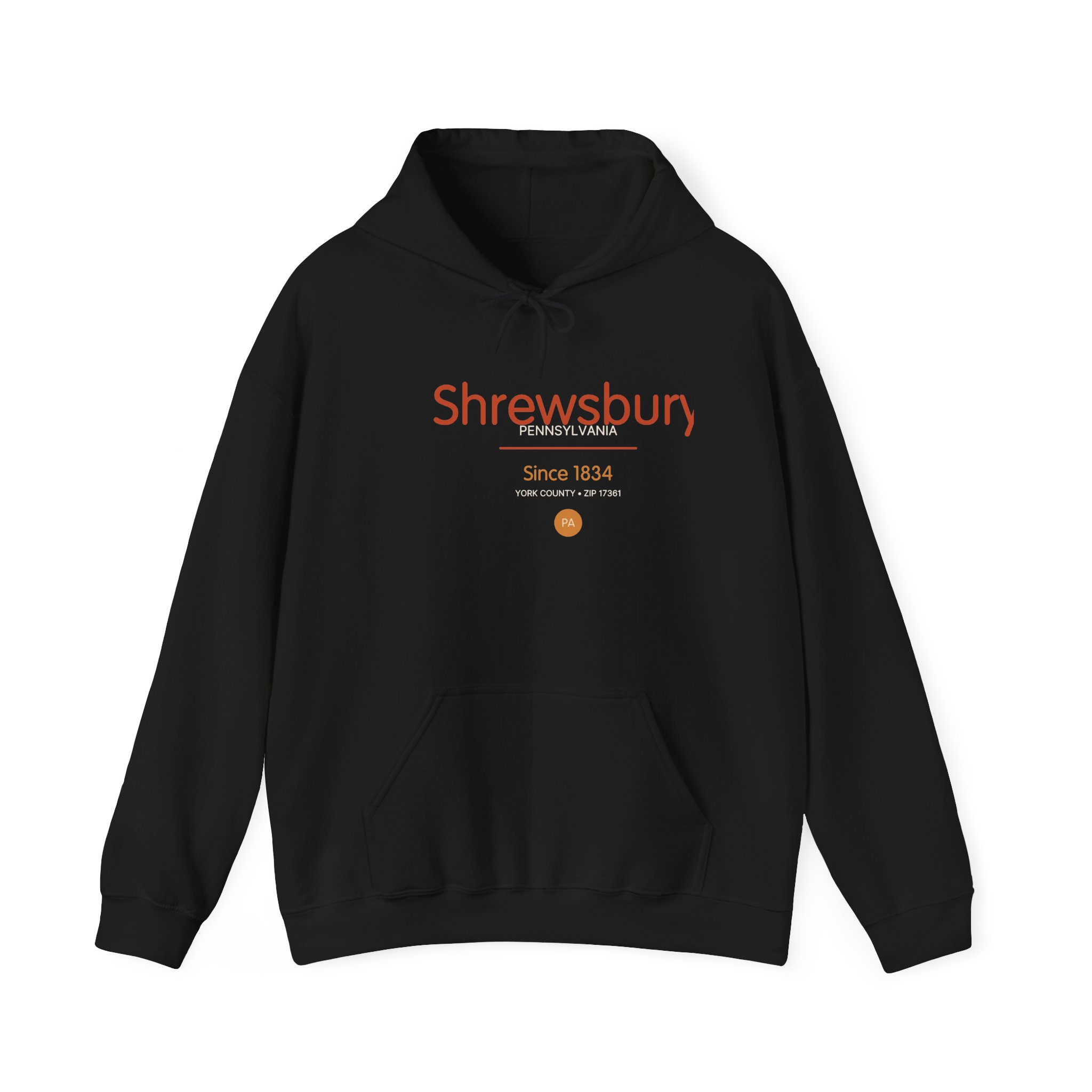 Shrewsbury PA Hoodie – Script Since 1834 - Image 3