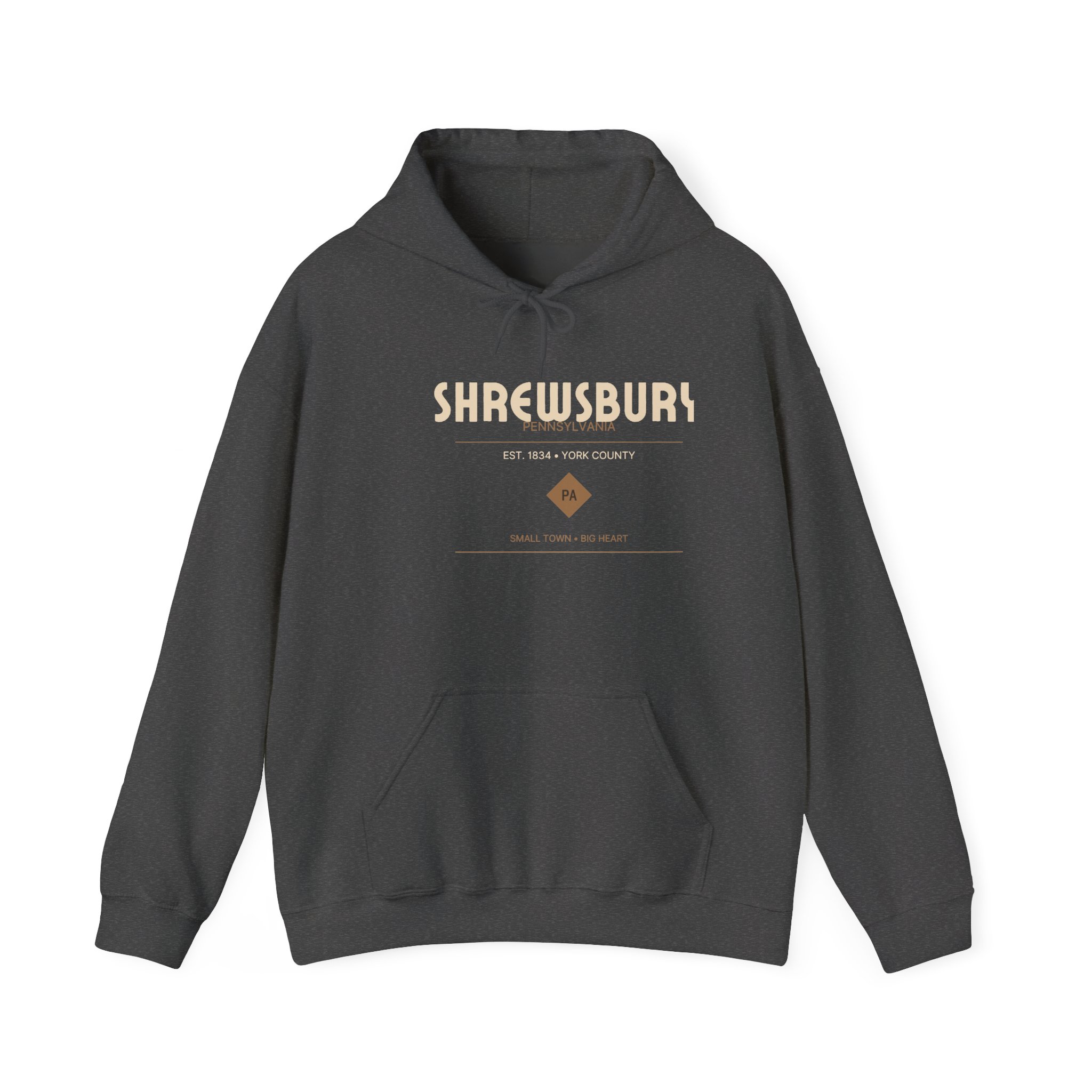 Shrewsbury PA Hoodie – Deco Diamond (Est. 1834) - Image 4