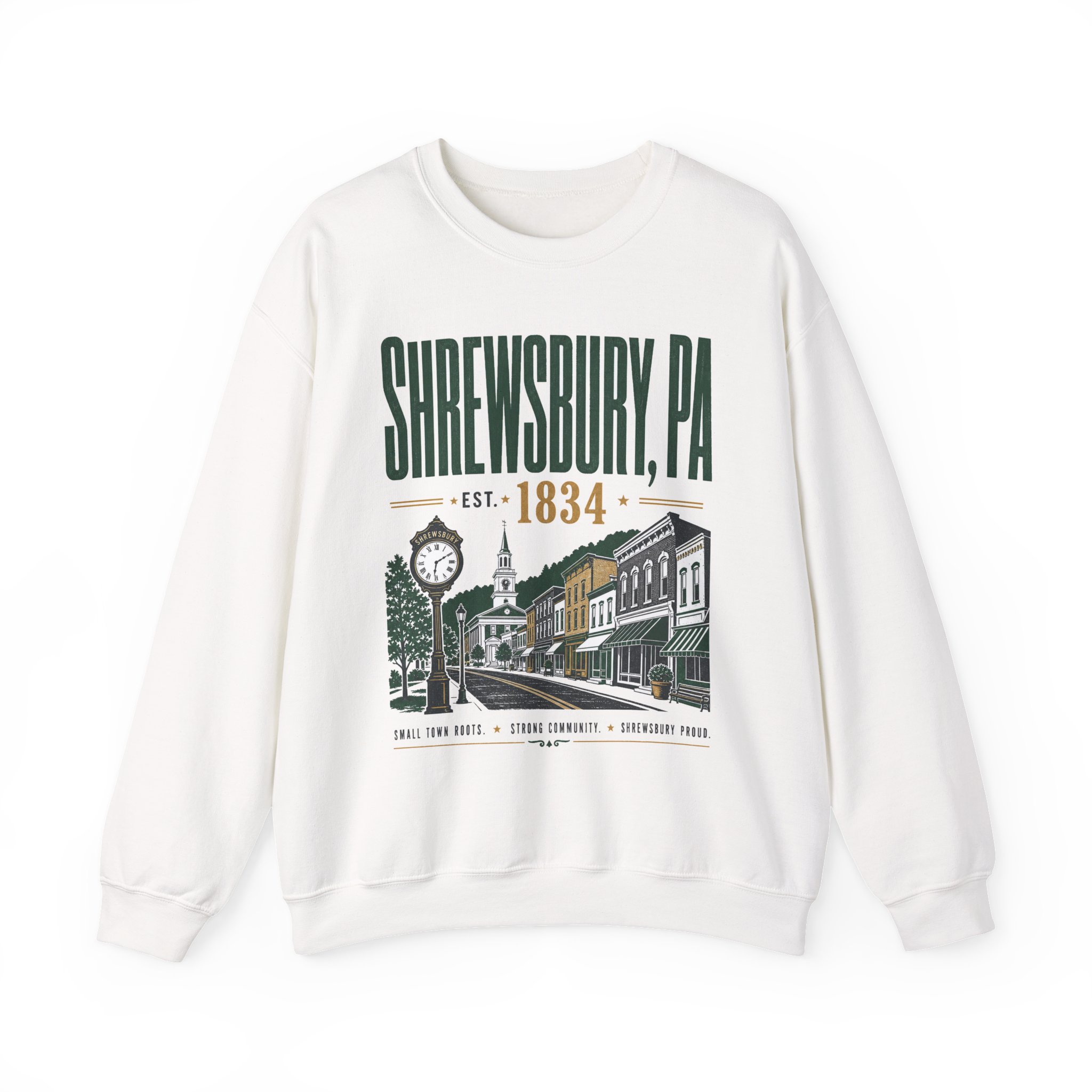 Shrewsbury PA Sweatshirt – Vintage Main Street (Est. 1834)