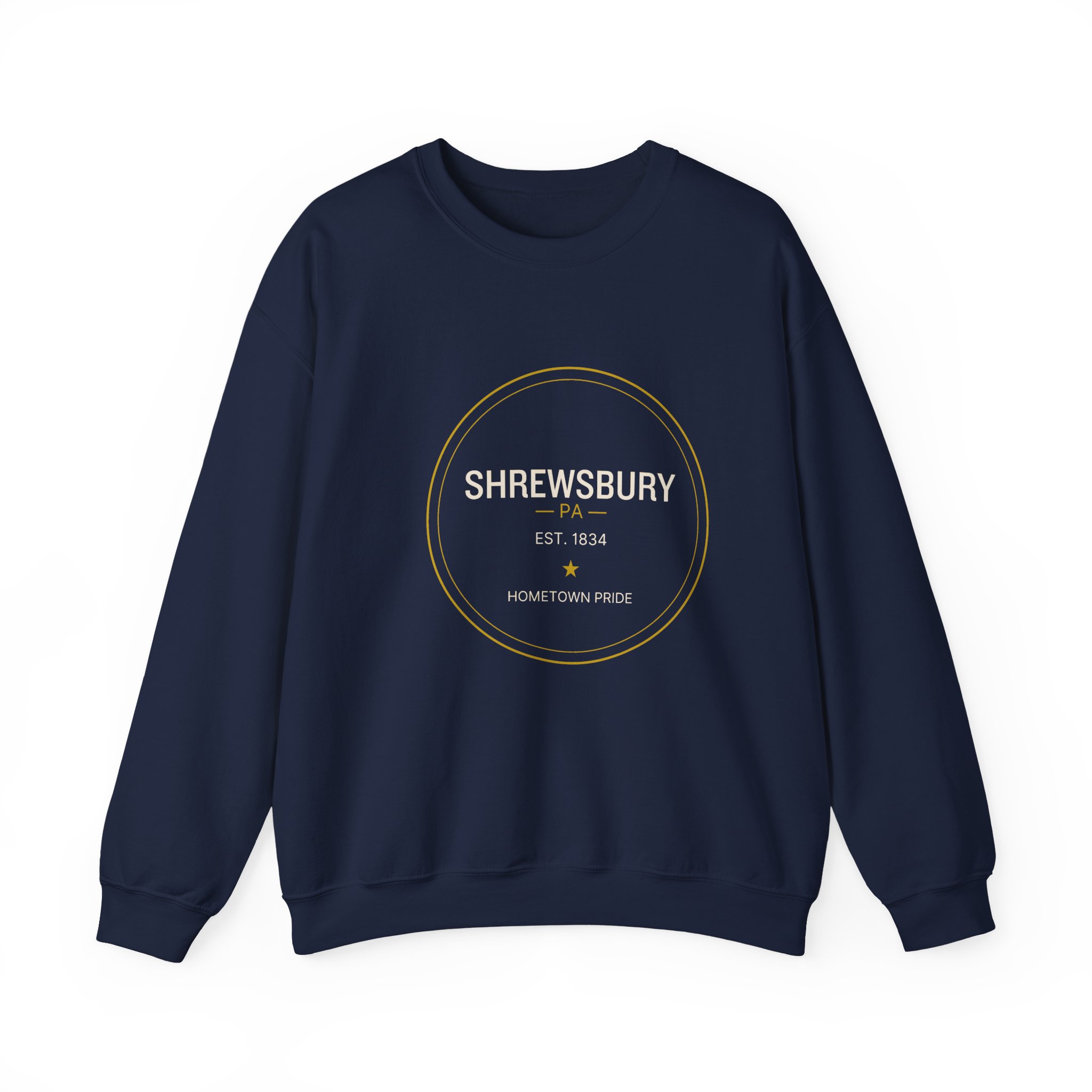 Shrewsbury PA Sweatshirt – Navy Seal (Est. 1834) - Image 5