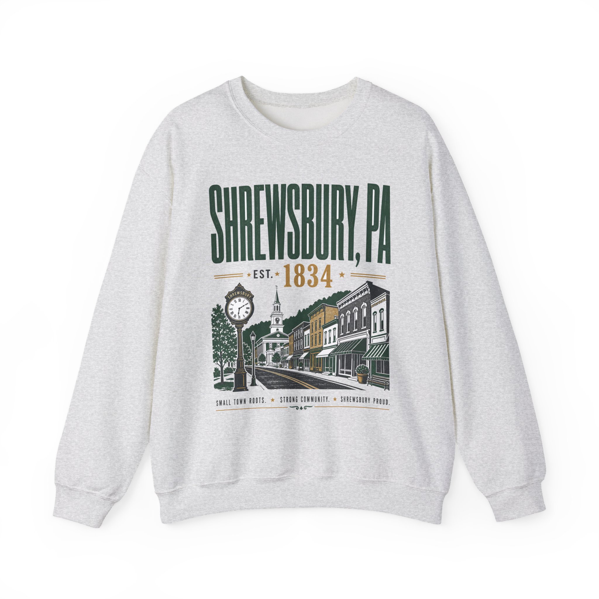 Shrewsbury PA Sweatshirt – Vintage Main Street (Est. 1834) - Image 2