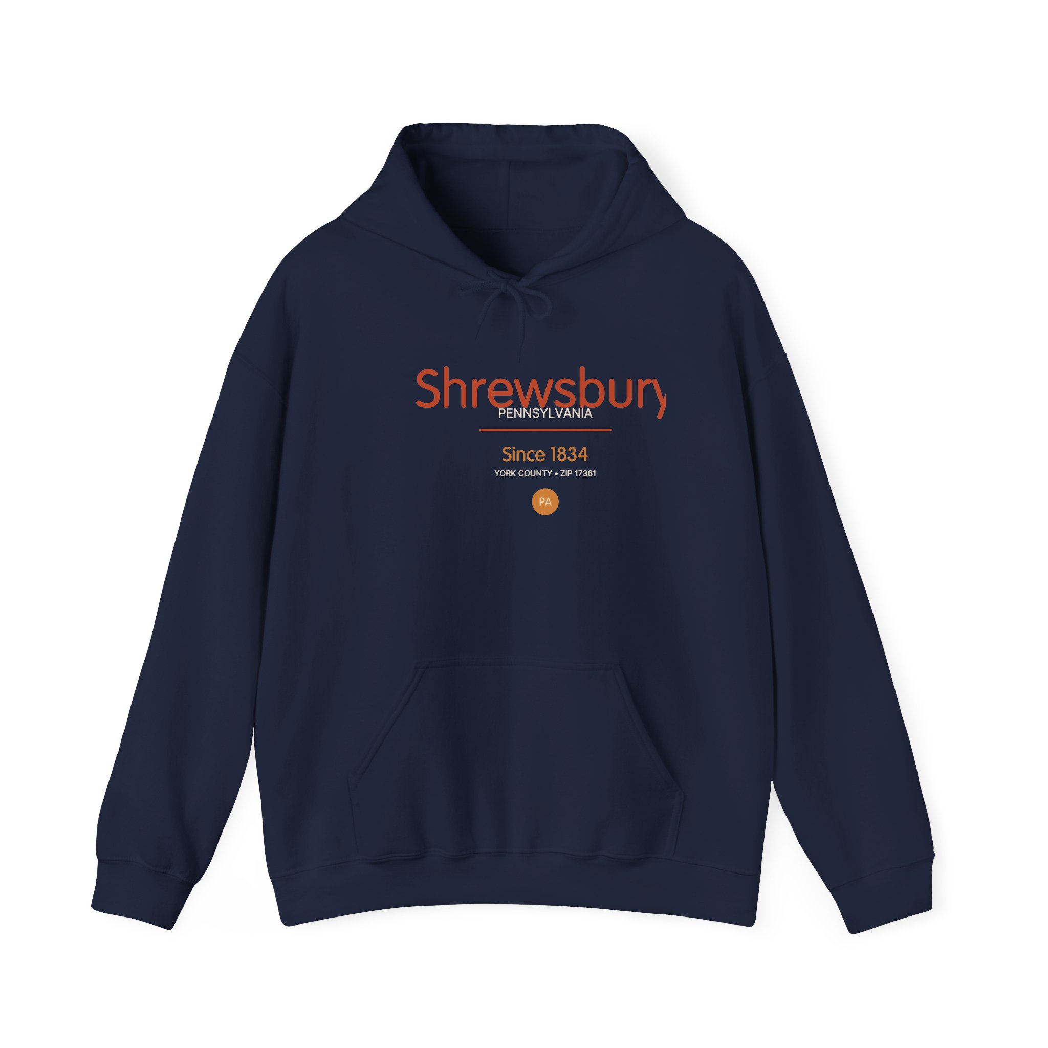Shrewsbury PA Hoodie – Script Since 1834 - Image 5