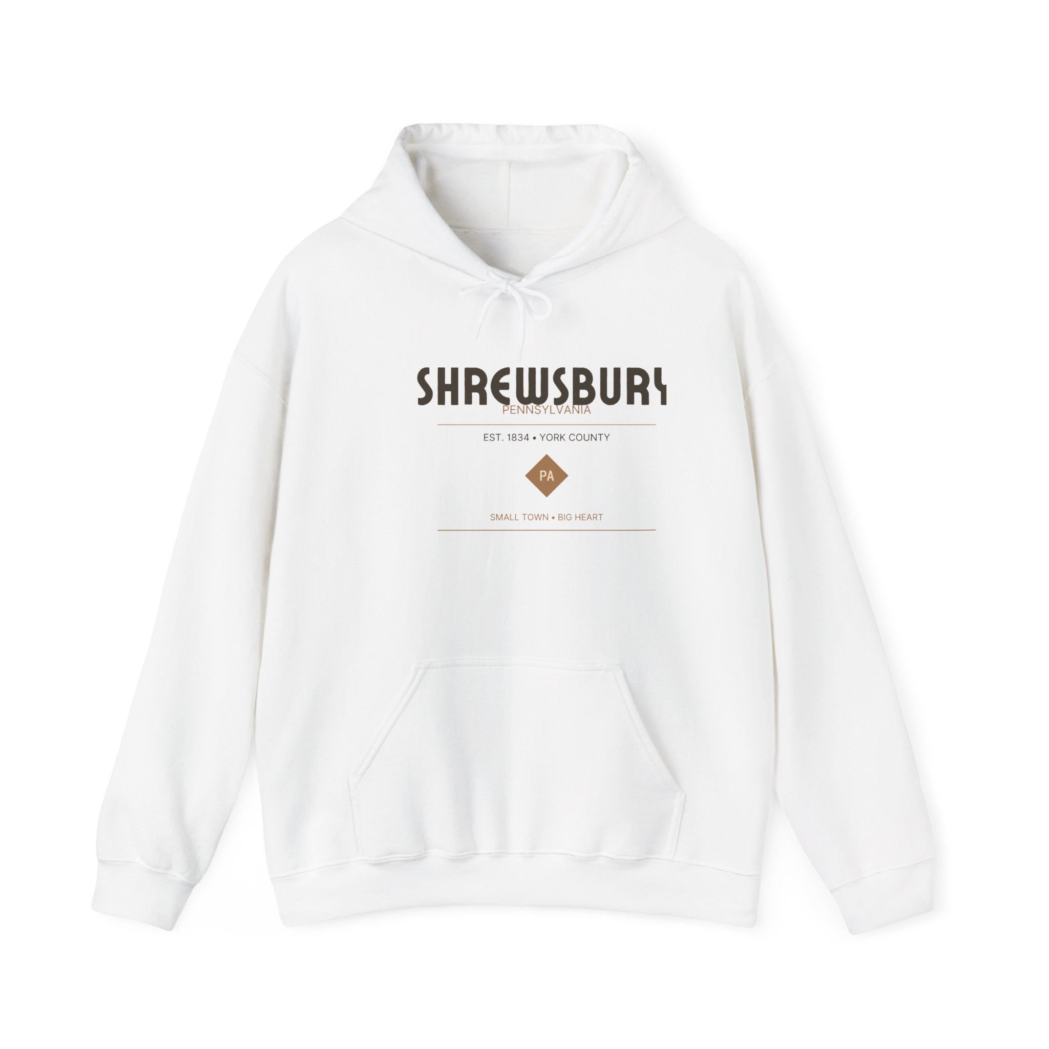 Shrewsbury PA Hoodie – Deco Diamond (Est. 1834)