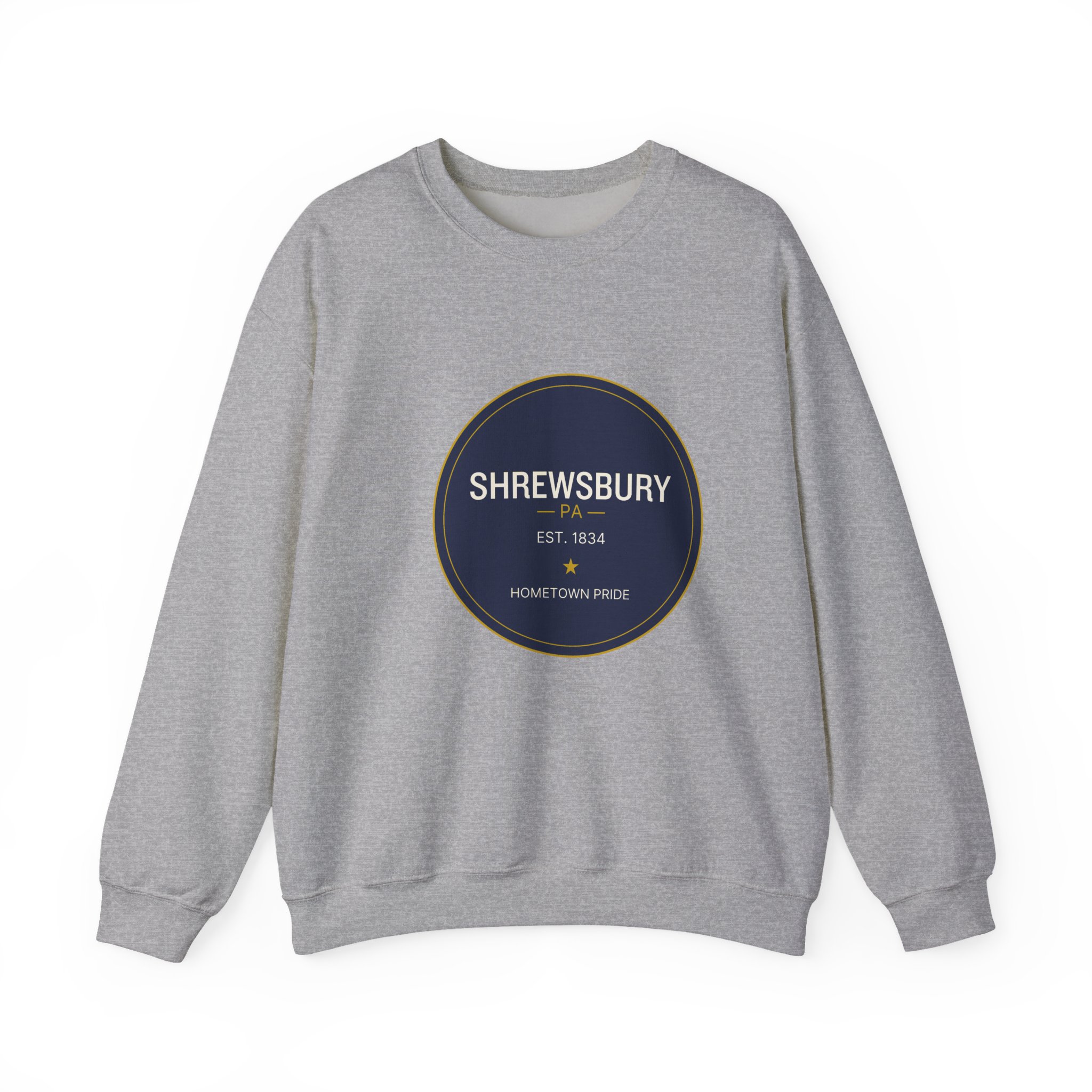 Shrewsbury PA Sweatshirt – Navy Seal (Est. 1834) - Image 2