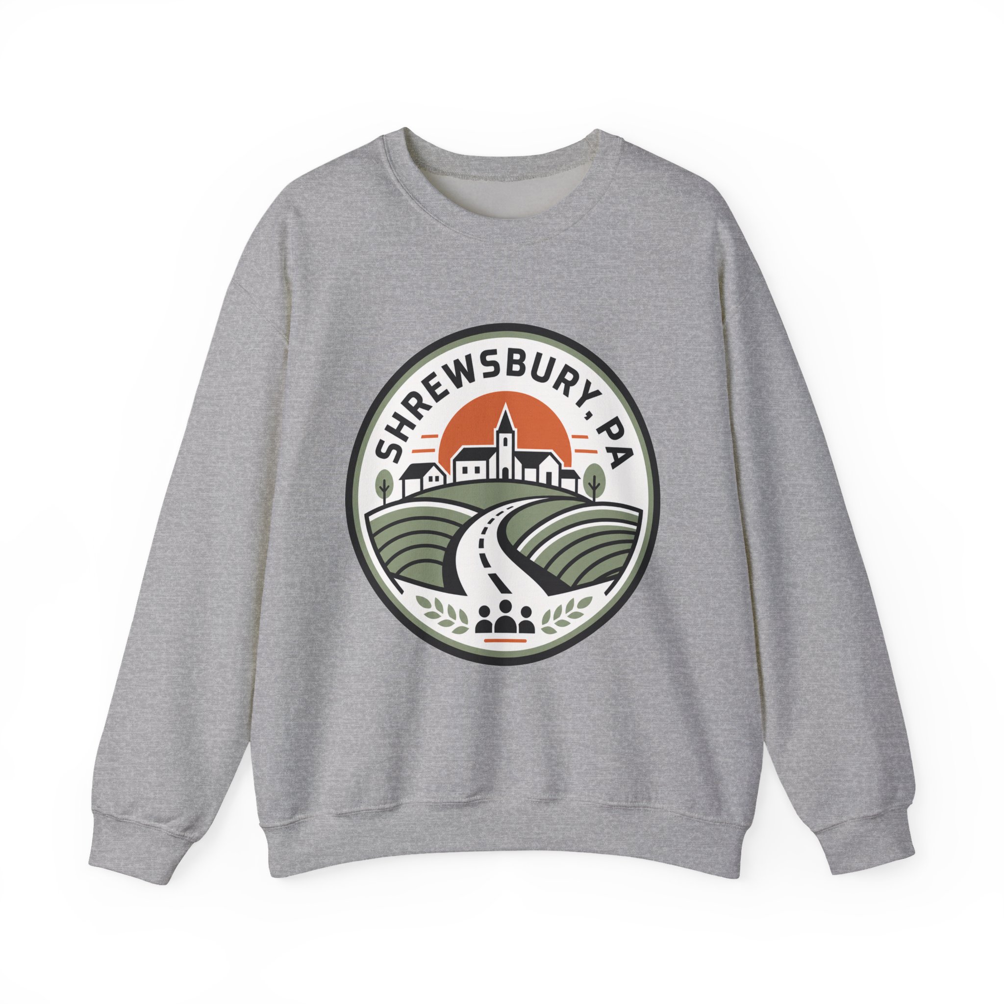 Shrewsbury PA Sweatshirt – Modern Seal - Image 3