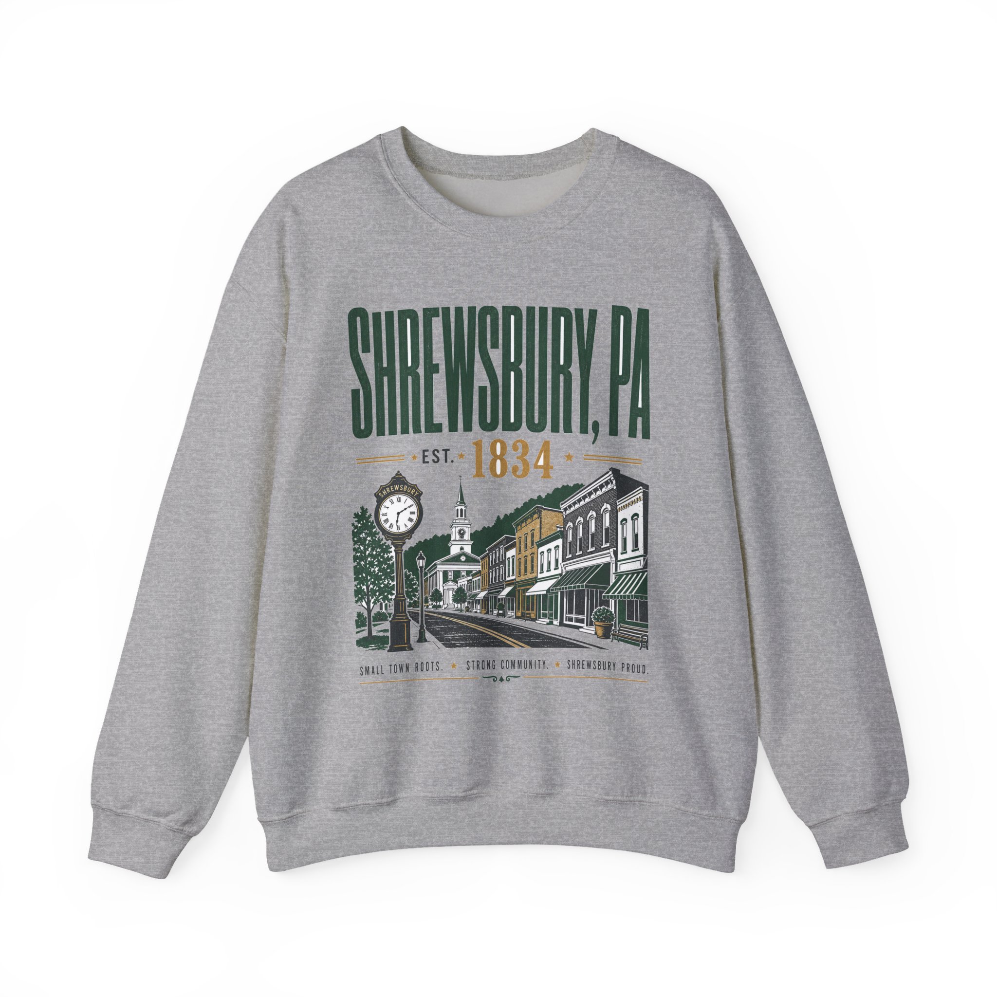 Shrewsbury PA Sweatshirt – Vintage Main Street (Est. 1834) - Image 3