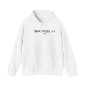 Shrewsbury PA Hoodie – Coordinates (Est. 1834)