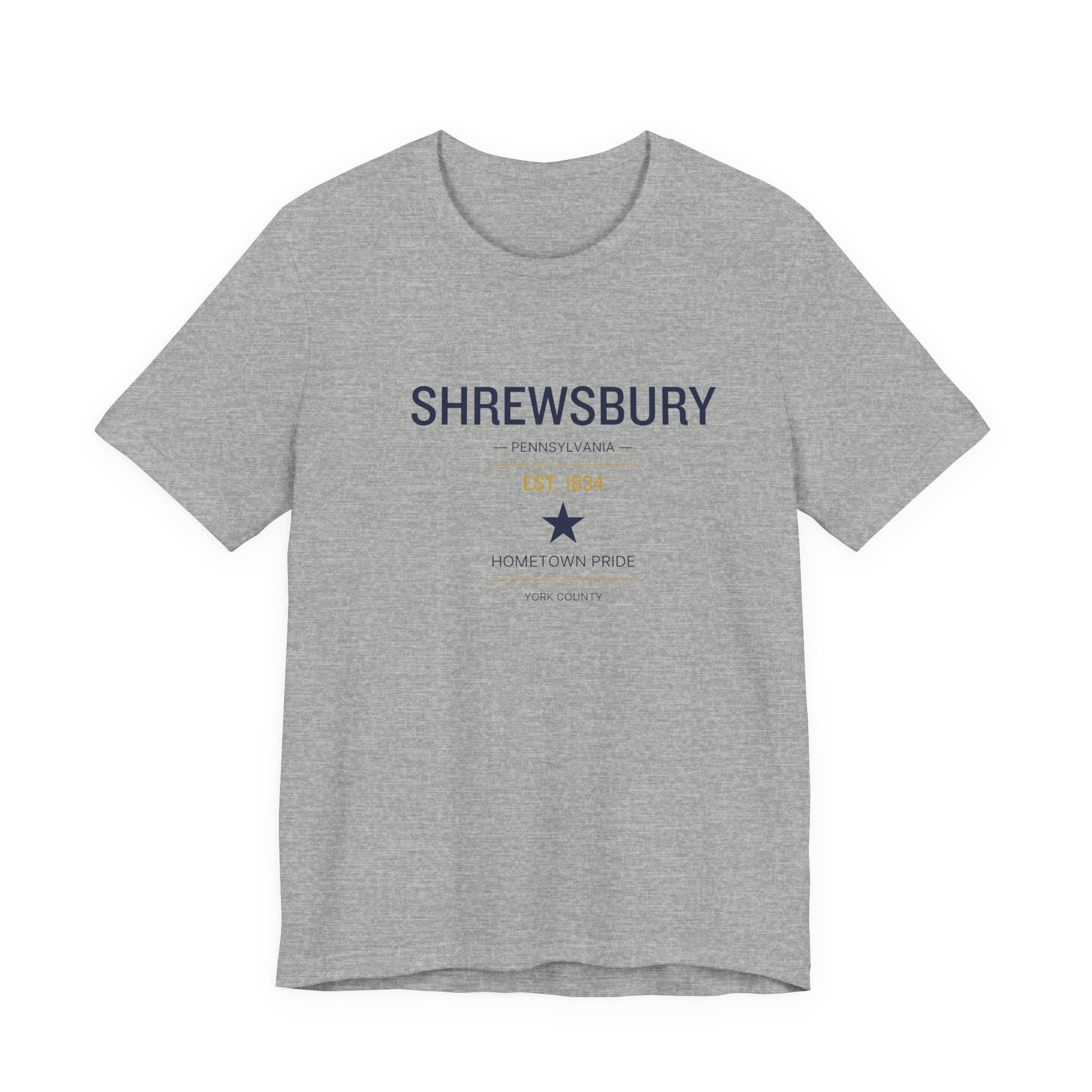 Shrewsbury PA T-Shirt – Classic Star (Est. 1834) - Image 2
