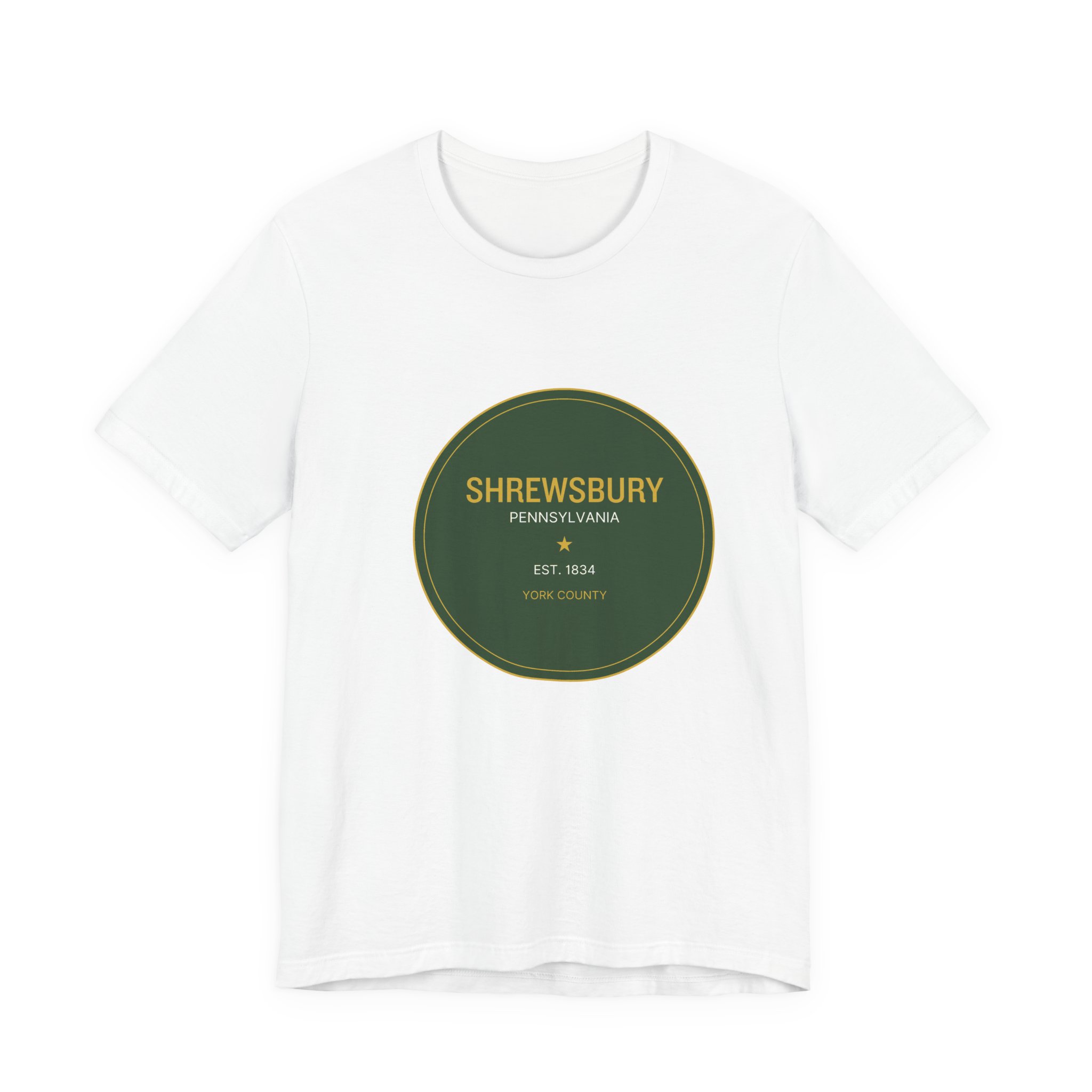 Shrewsbury PA T-Shirt – Green Seal (Est. 1834)