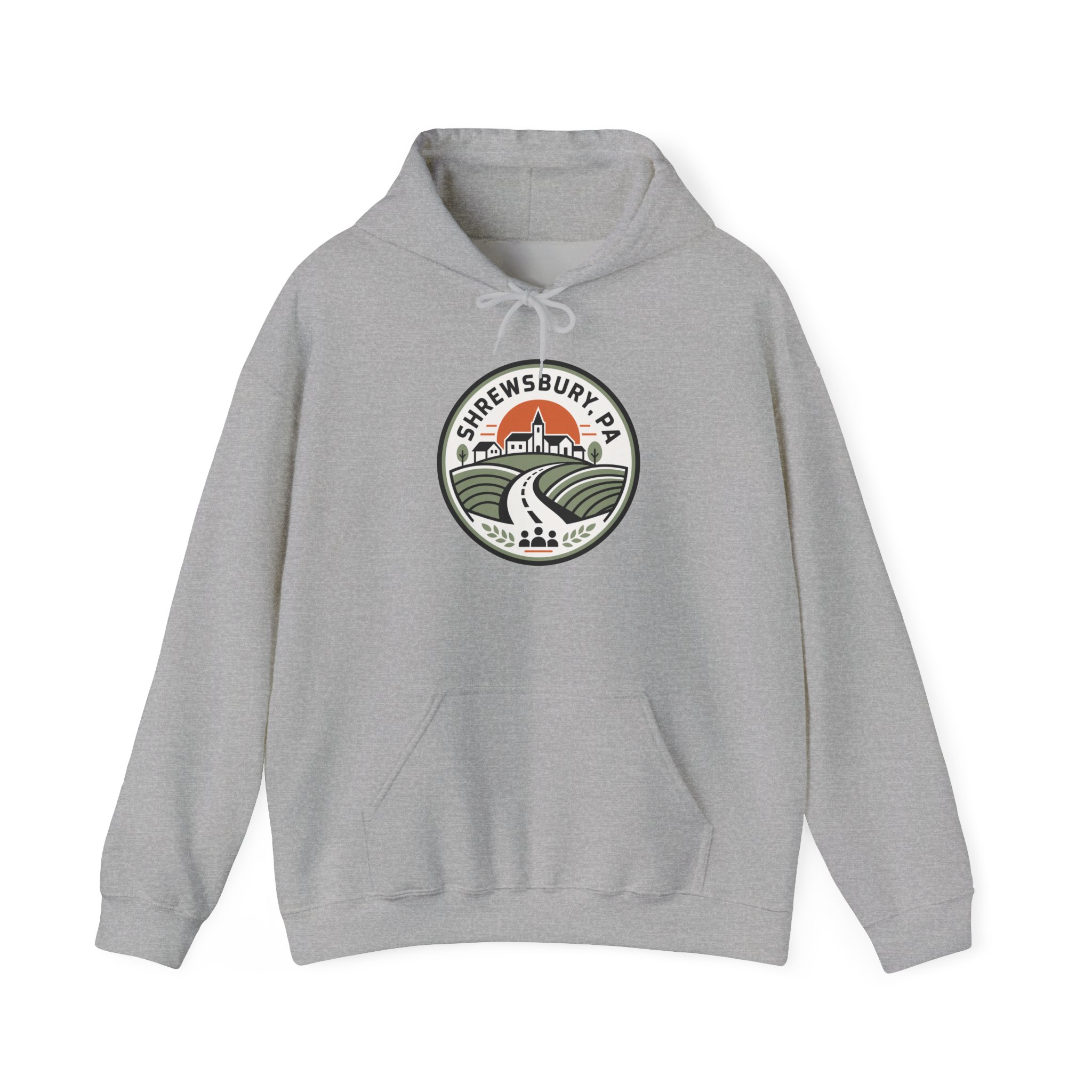 Shrewsbury PA Hoodie – Modern Seal - Image 3