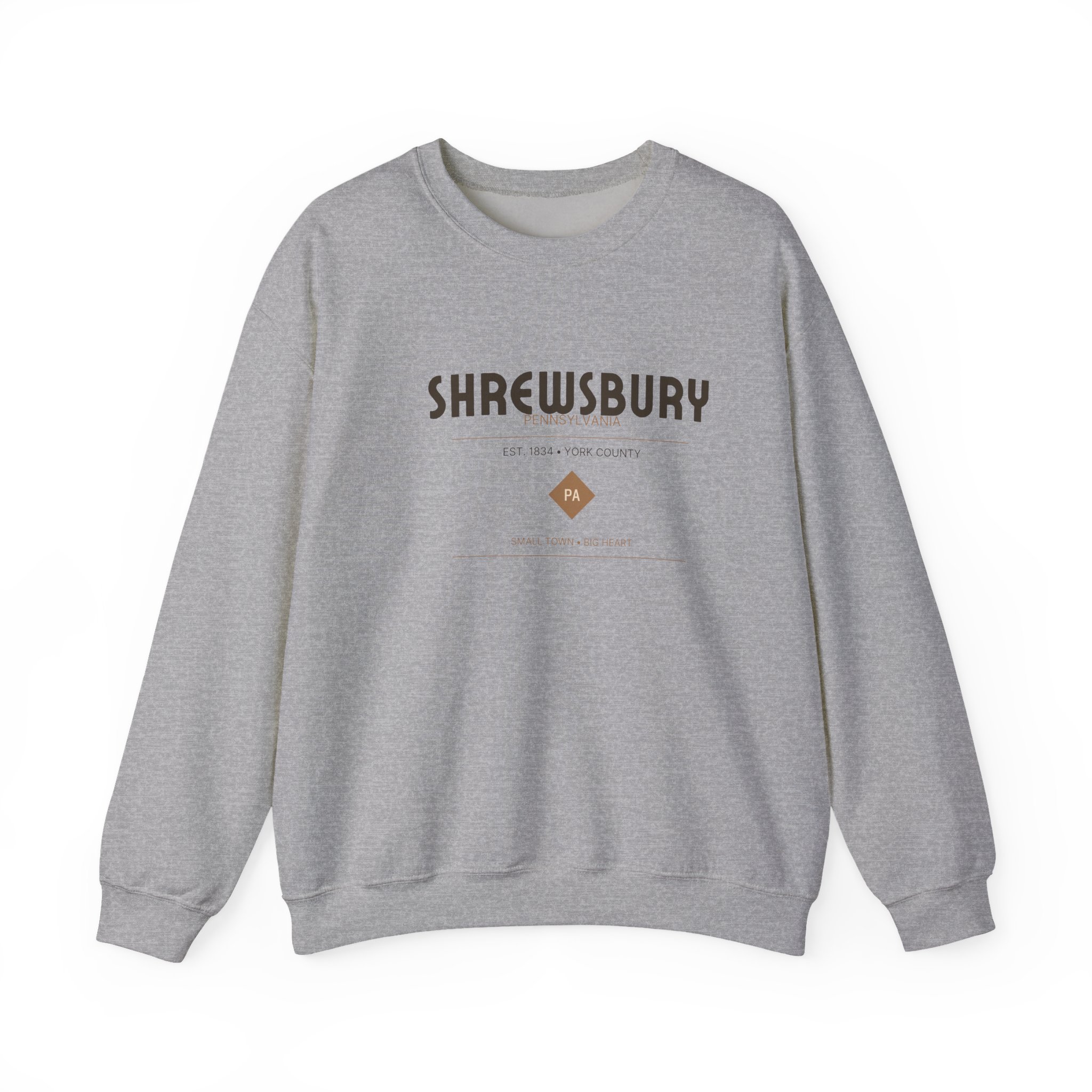 Shrewsbury PA Sweatshirt – Deco Diamond (Est. 1834) - Image 2
